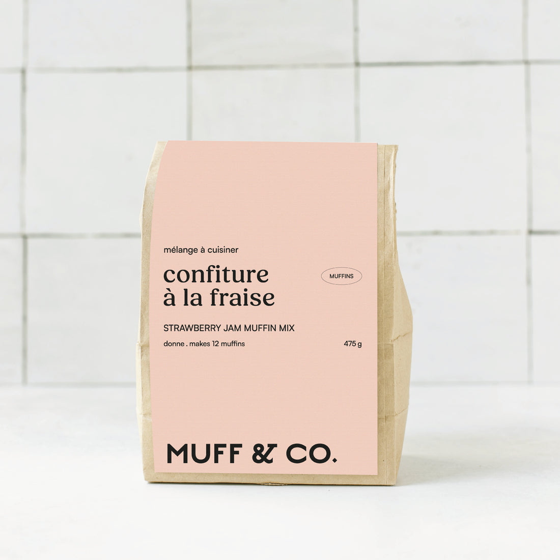 Mélange à muffins - Confiture à la fraise