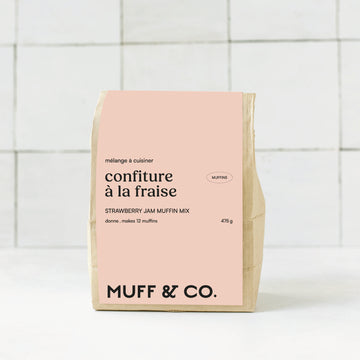 Mélange à muffins - Confiture à la fraise