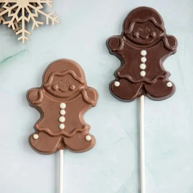 Sucette en chocolat - Pain d'épices