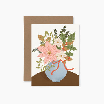 Carte de Noël - Bouquet festif