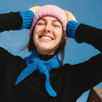 Mini foulard en mérinos