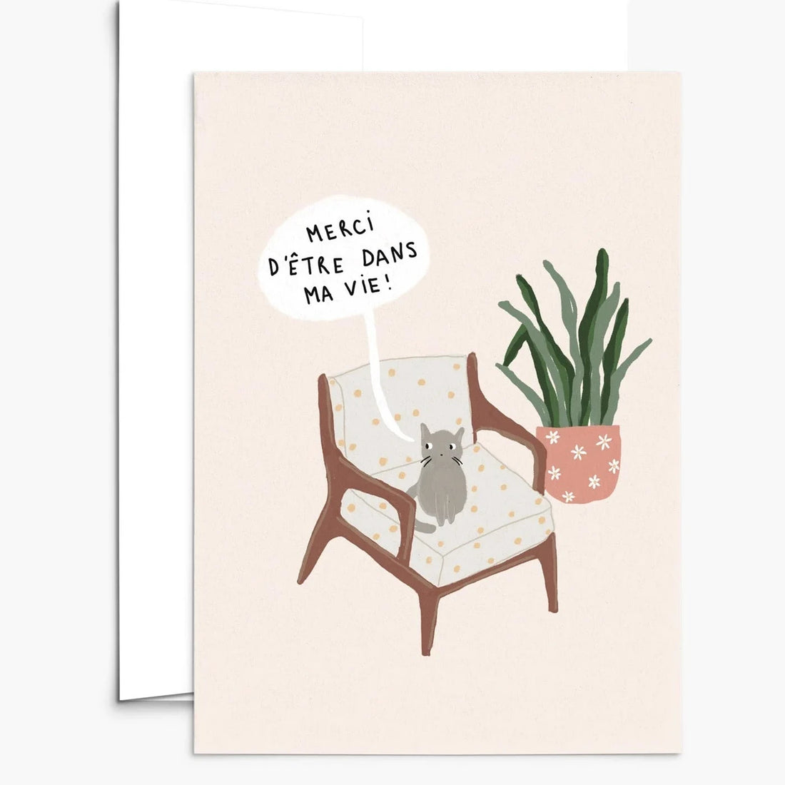 Carte de souhaits - Merci d'être dans ma vie!