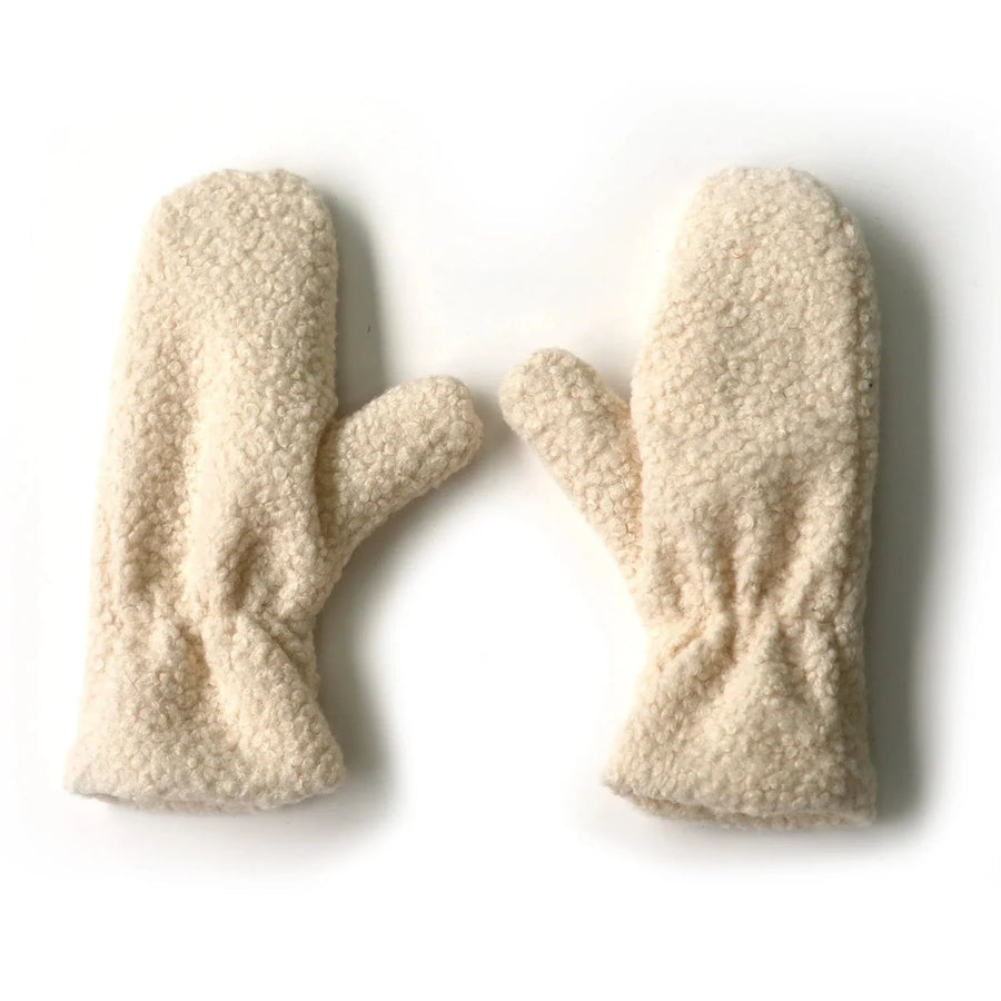 Mitaines en molletonné bouclé