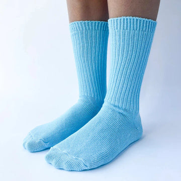 Chaussettes en coton teint - Brise