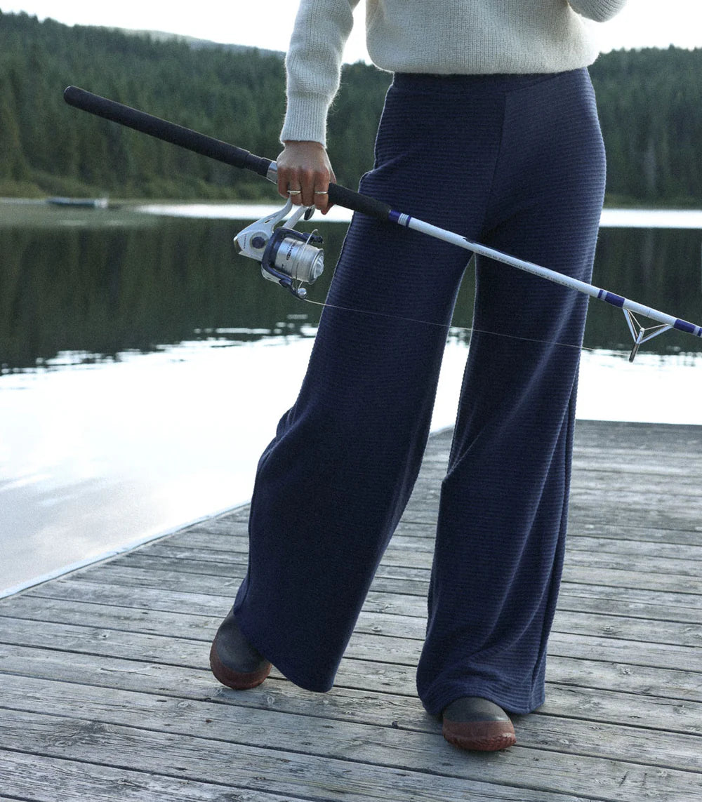 Pantalon ample texturé Flowy - Ripples