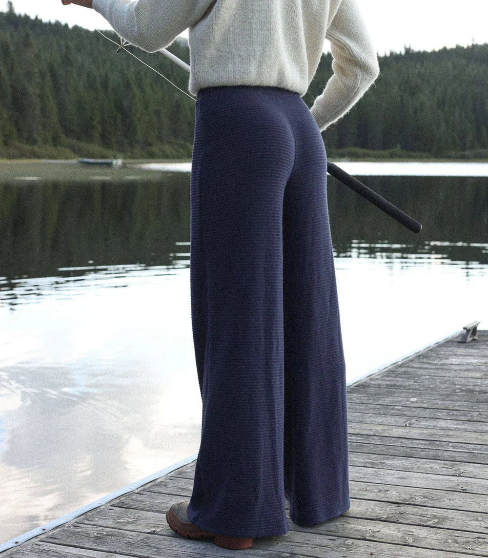 Pantalon ample texturé Flowy - Ripples