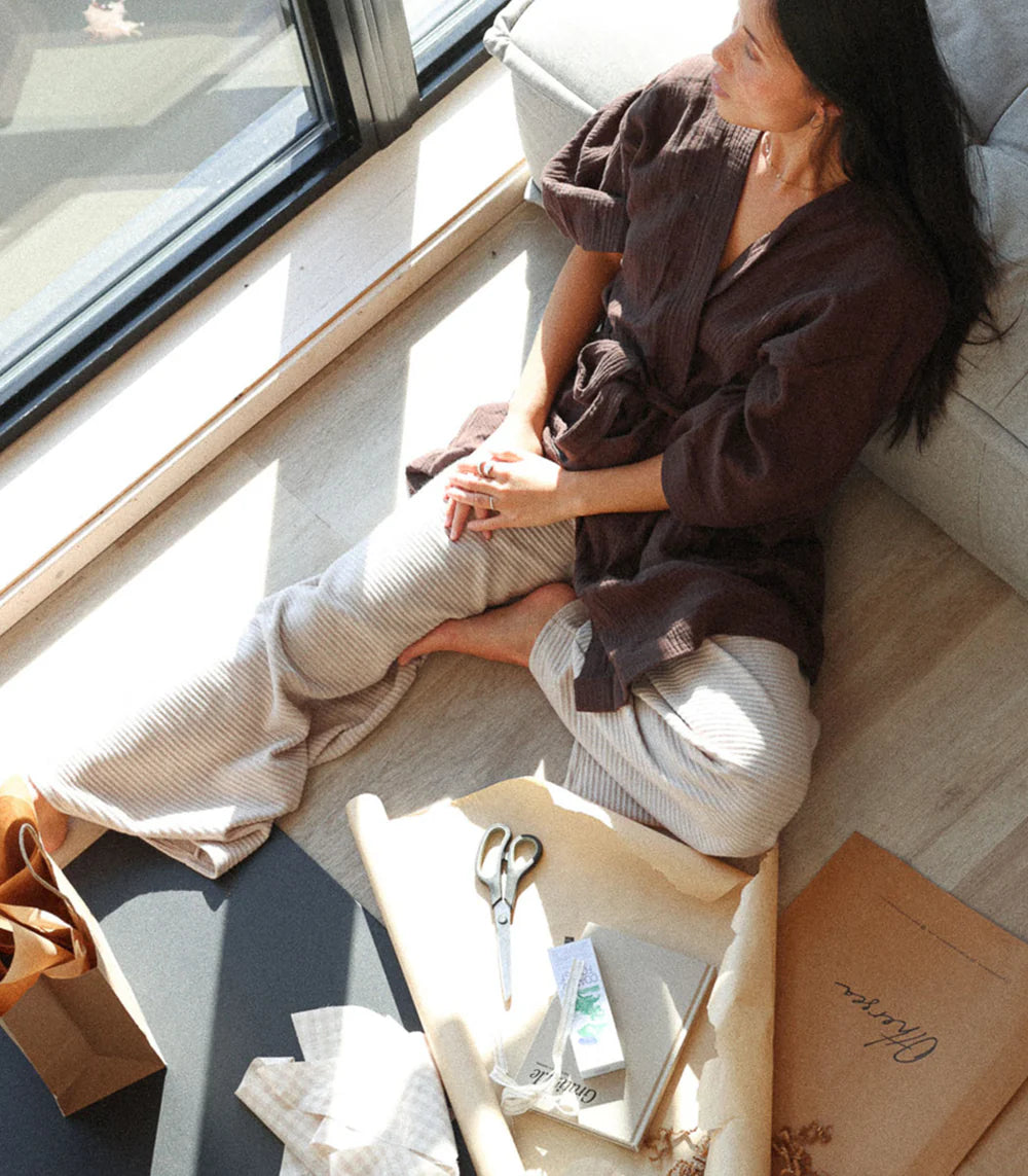 Pantalon ample texturé Flowy - Sarda