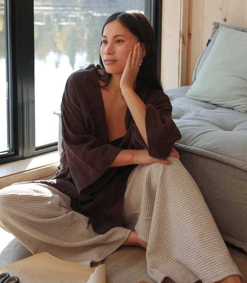 Pantalon ample texturé Flowy - Sarda