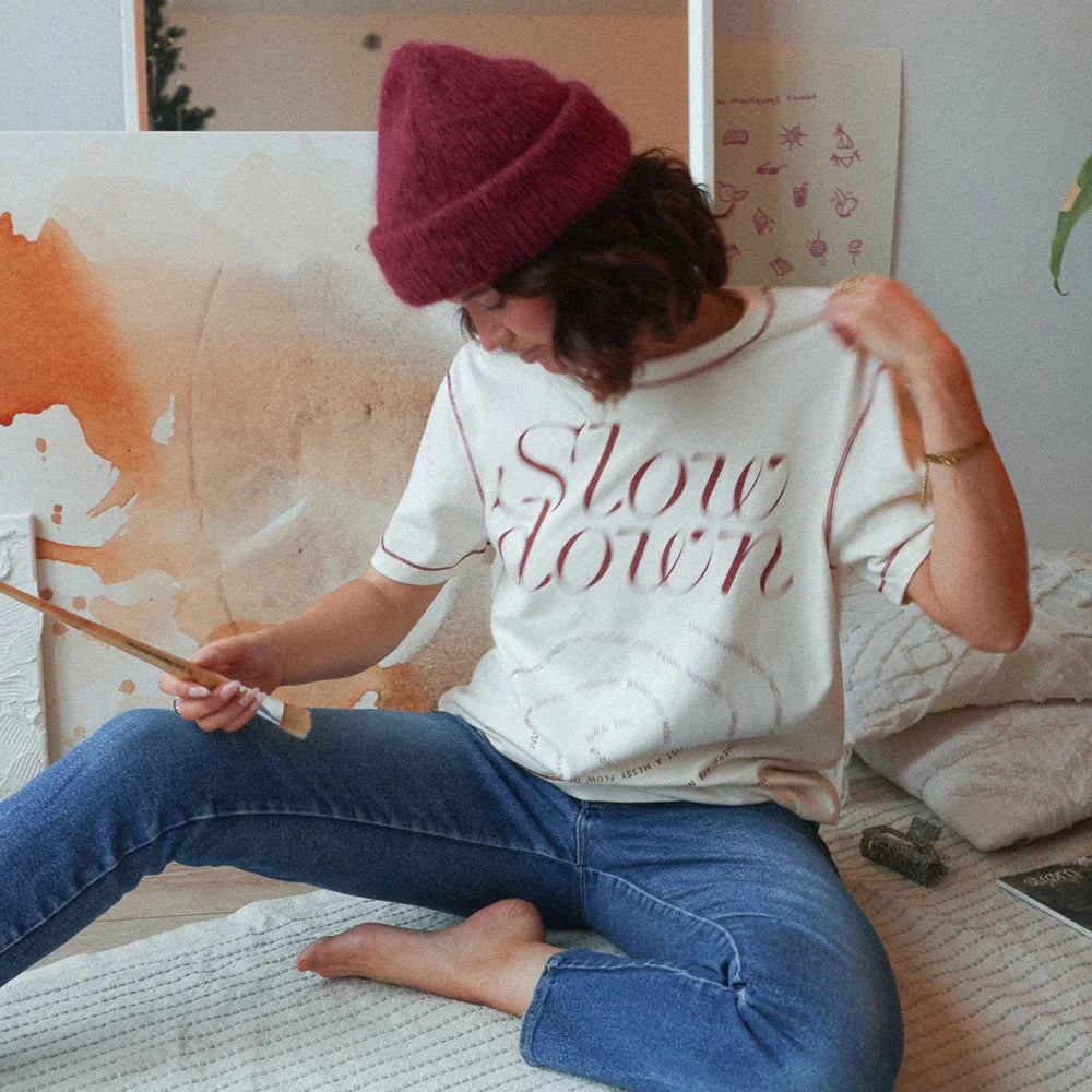 T-shirt imprimé - Slow down
