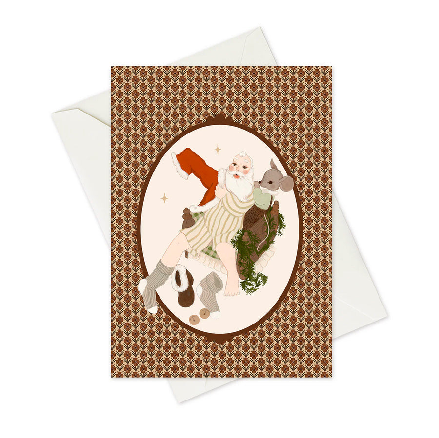 Carte de Noël - Papa Noël