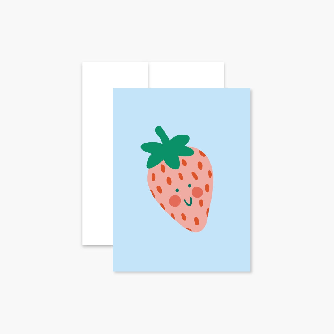 Carte de souhaits - Petite Fraise