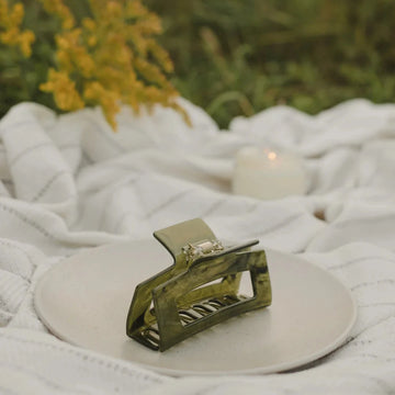 Pince à cheveux - Vert forêt