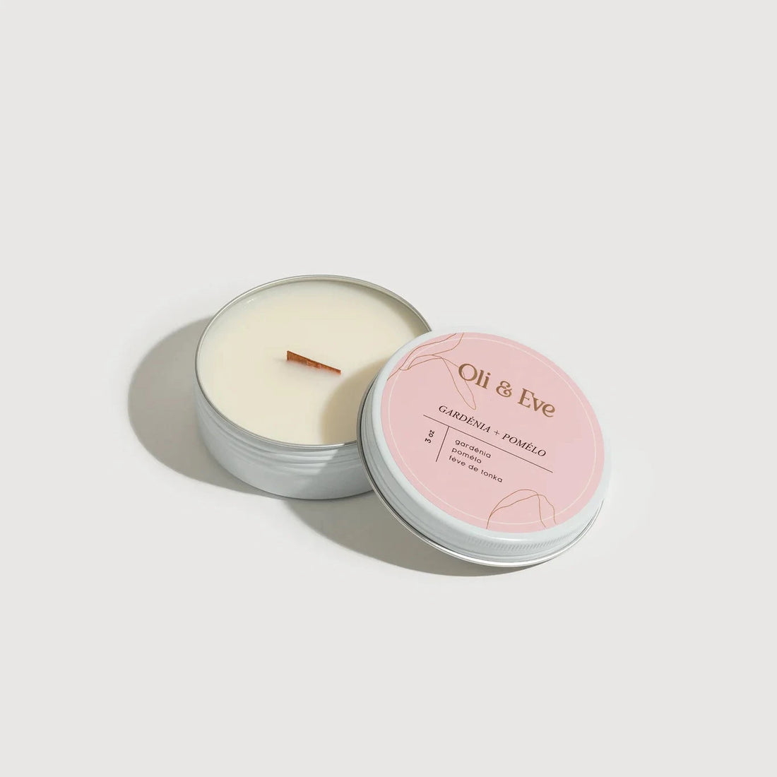 Bougie de soya - Gardénia & Pomélo