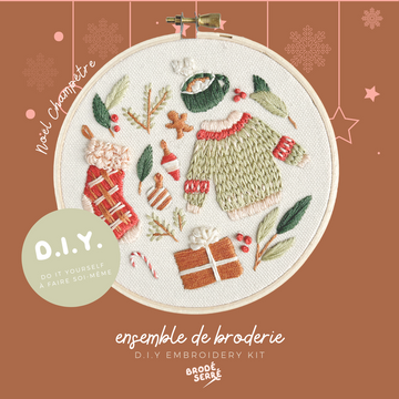 Ensemble de broderie - Noël Champêtre