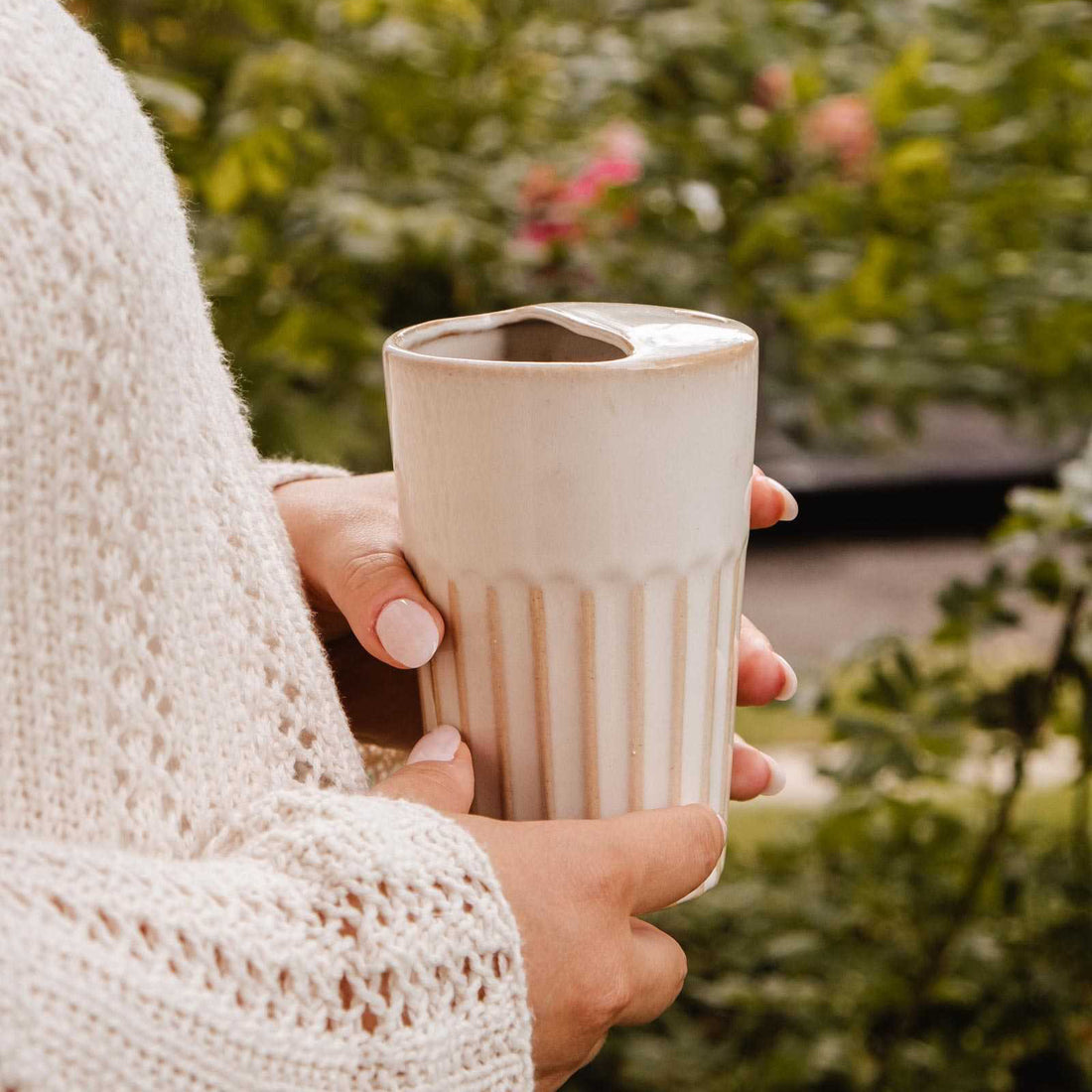 Tasse à emporter en céramique