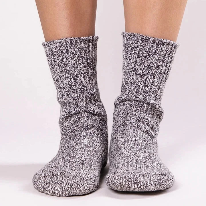 Chaussettes épaisses en coton - Sel et poivre