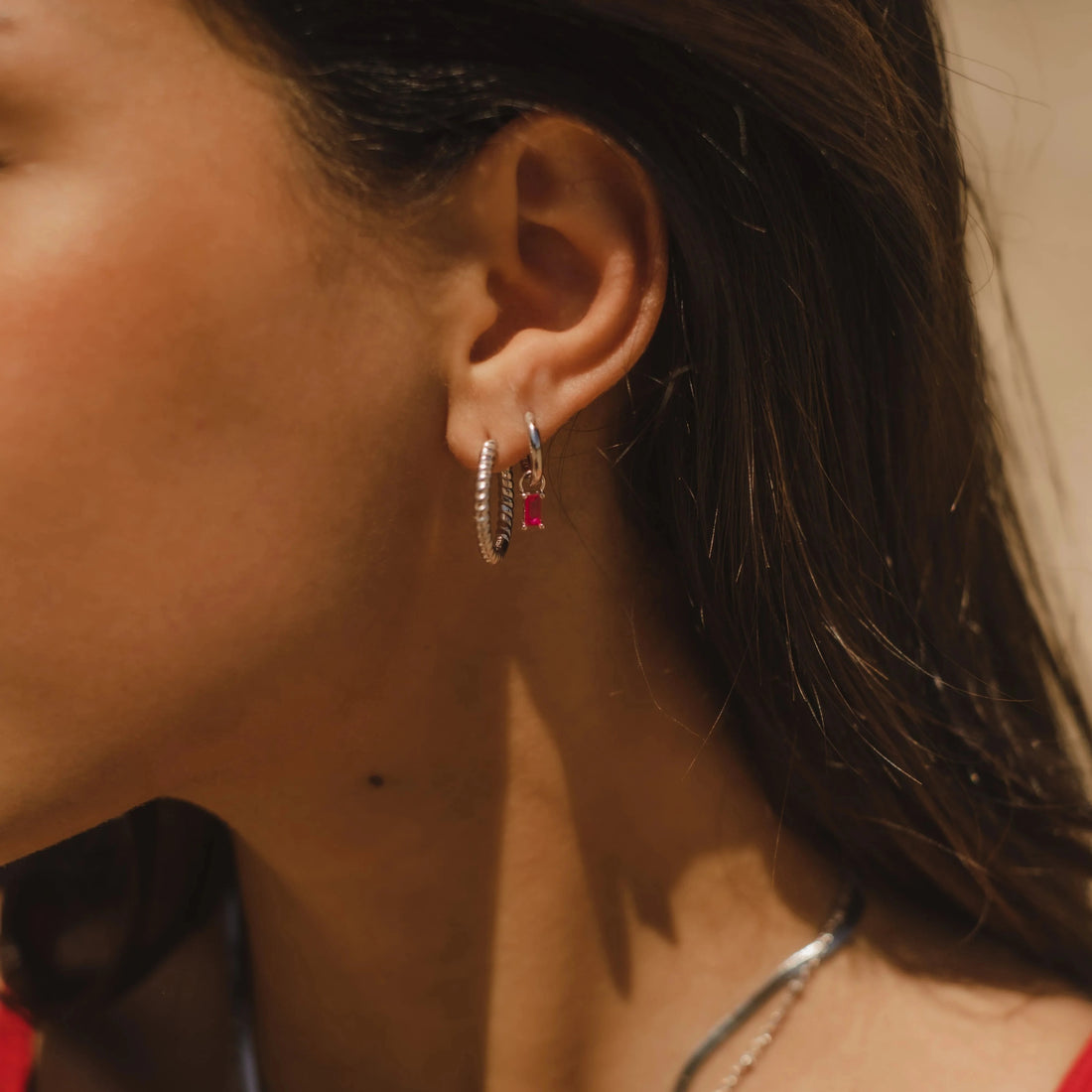 Boucles d'oreilles - Torsade