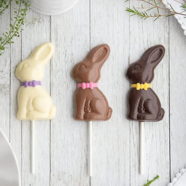 Sucette lapin au chocolat