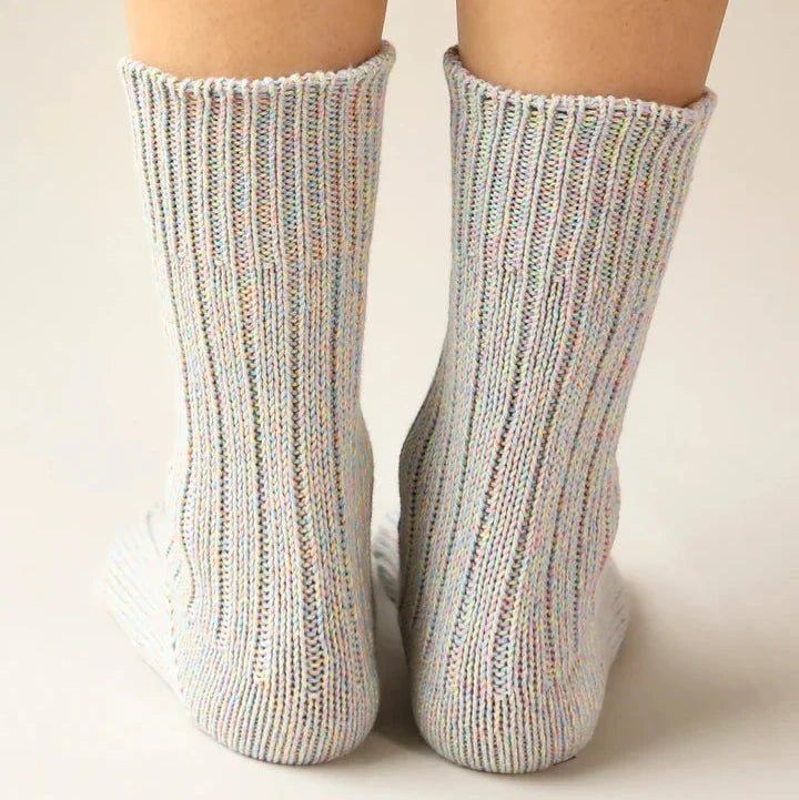Chaussettes épaisses en coton - Mélange pastel