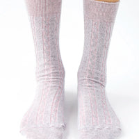 Chaussettes torsadées - Velours