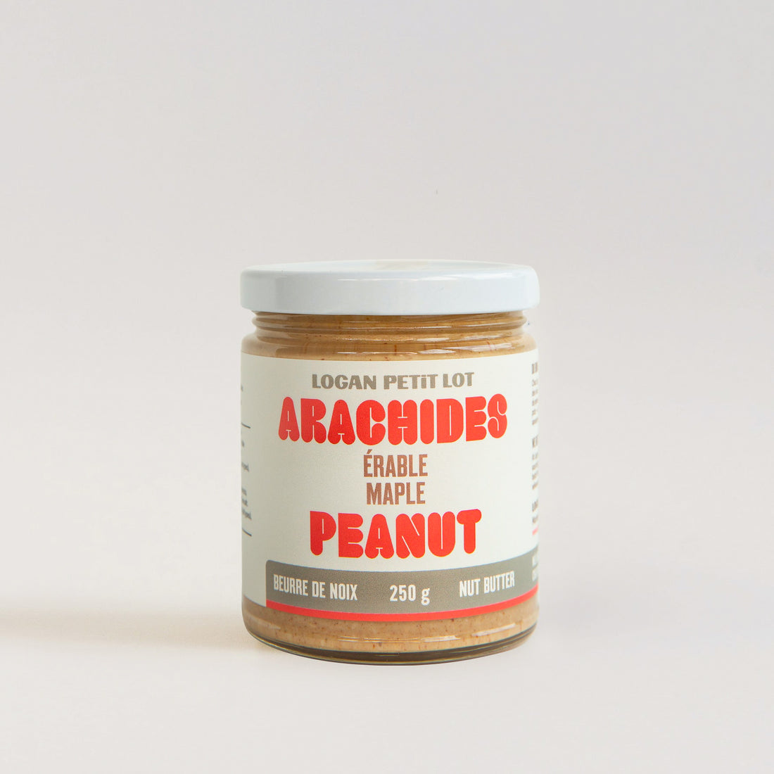Beurre d'arachides érable & sel de mer