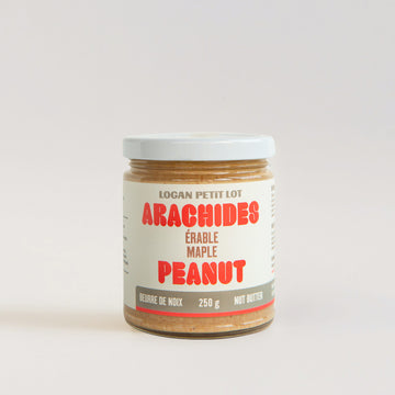Beurre d'arachides érable & sel de mer
